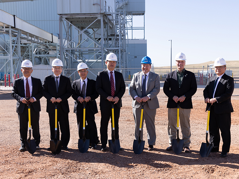 Carbon capture technology developers break ground at Wyoming Integrated