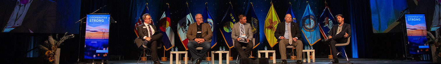 Panelists on stage at last year's annual meeting