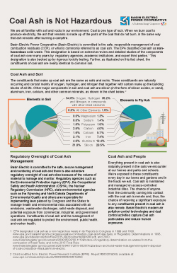 Coal Ash Fact Sheet